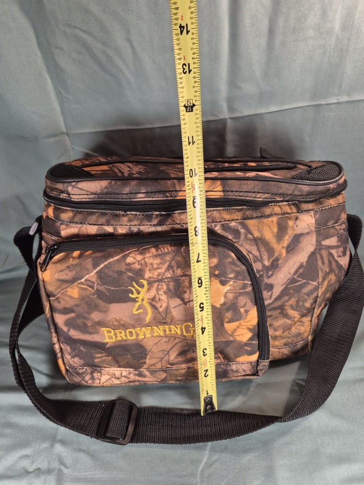 Browning Camouflage Soft-Sided Cooler Bag Polyester Portable Camping