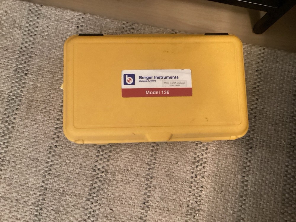 Berger Instruments Model 136(READ DESCRIPTION)