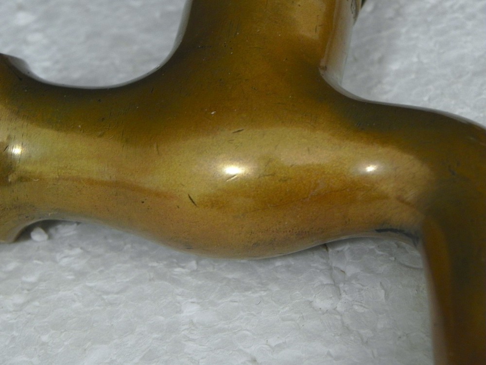 Milwaukee Brass Mfg. Co. 4" Compression Bibbs, Spigots, c.1915 Antiques