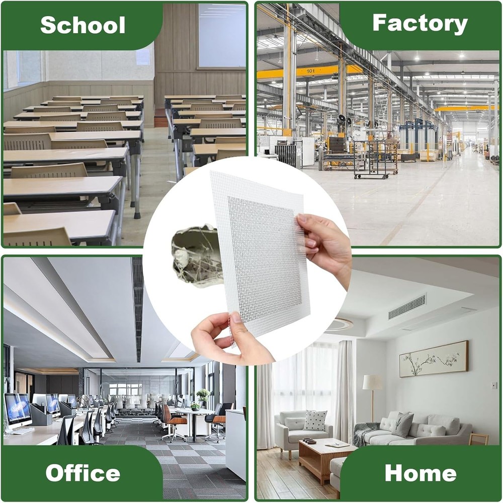 11 Pcs Drywall Patch, Dry Wall Web Repair Patch Kits for Holes, Plaster Sheet...