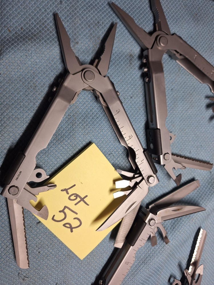 3 Silver GERBER Multiplier Multi Tools EXCELLENT loc Gerber 52