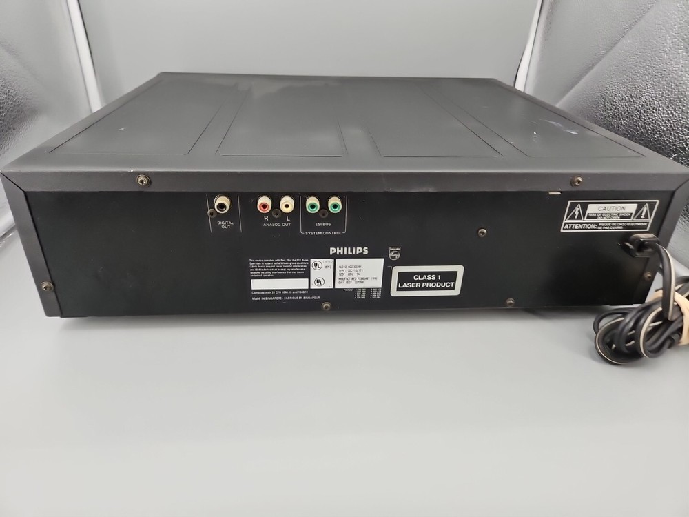Philips 5 Disc CD Changer CDC-916 Tested Tested and Works