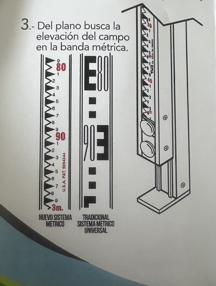 Construction Measuring Rod
