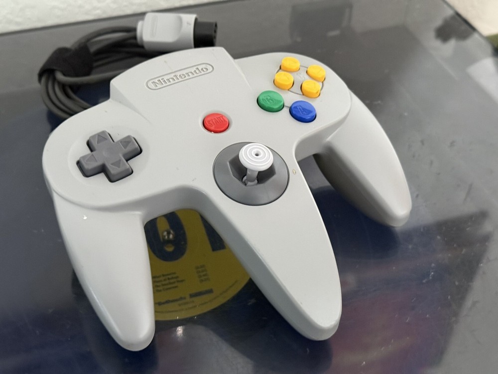 Official Nintendo 64 Gray Controller (New Hall Effect JoyStick)