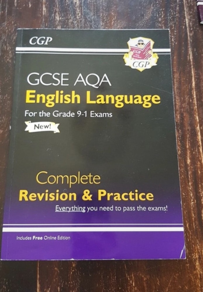 AQA GCSE English Language CGP bundle- study guide, exam practice, revision pract