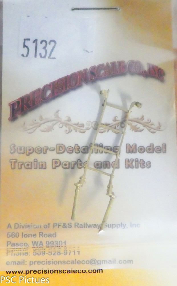 Precision Scale O #5132 Ladder, for Engine (Brass Casting)