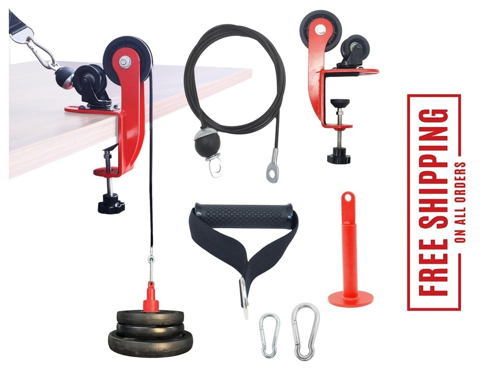 Arm Wrestling Training Pulley System Professional, Forearm Workout Table Equipme
