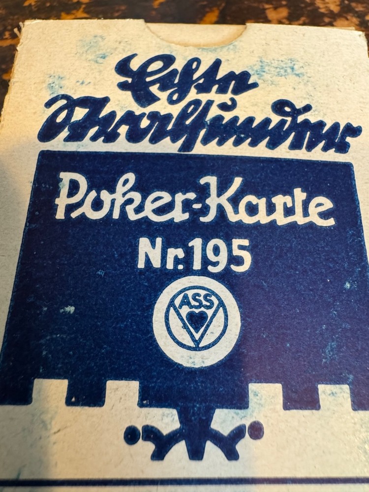 WWII GERMAN ORIGINAL PLAYING CARDS
