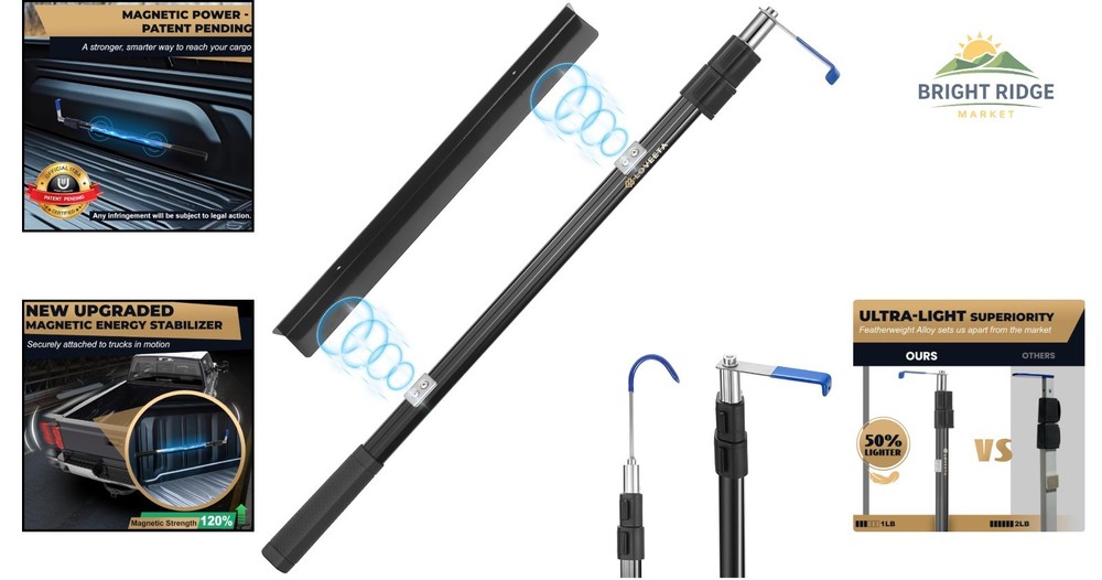 Extendable Cargo Tool with Magnetic Function and Lightweight Alloy Design