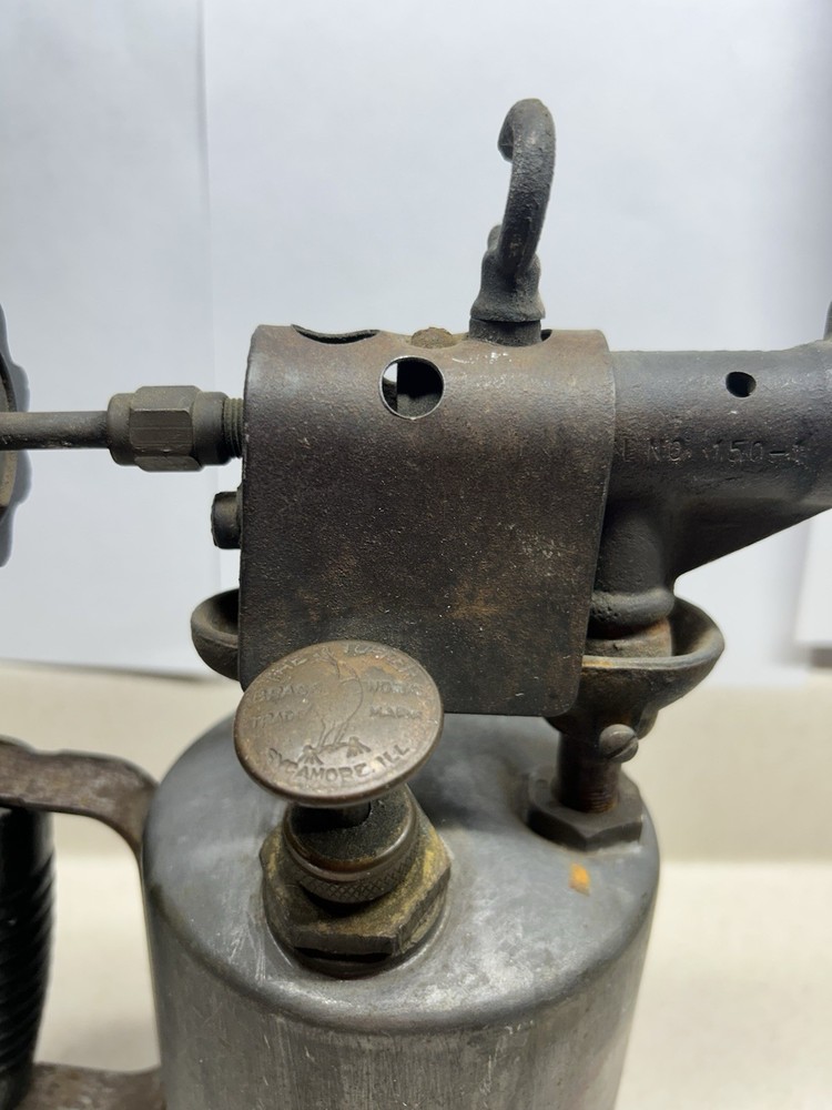 Vintage brass hand held blow torch