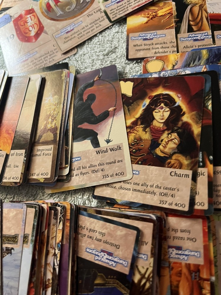 Spellfire Complete 1st Edition Chase & Complete Base Set & promo- 428 Cards read