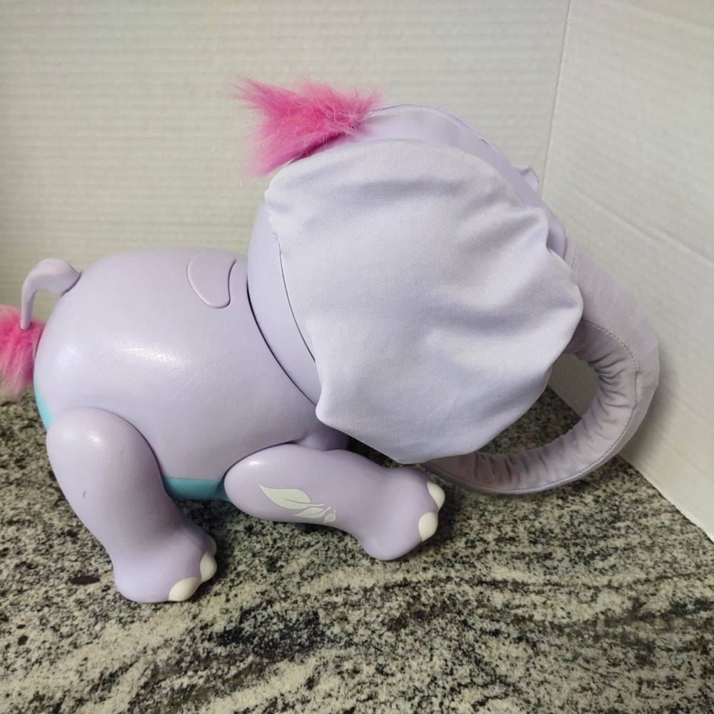 Spin Master Juno My Baby Elephant Sounds Talks burps Interactive Toy Works