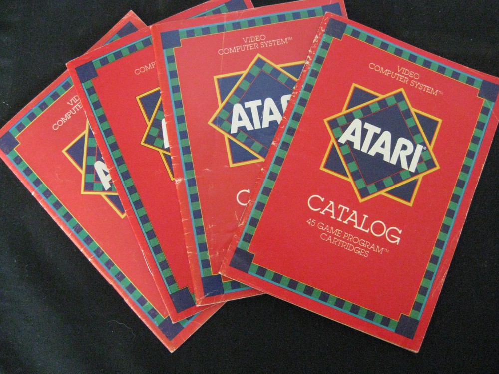 Atari 2600 Video Computer System Catalog 45 Game Program Cartridges 1981 1982 Ad