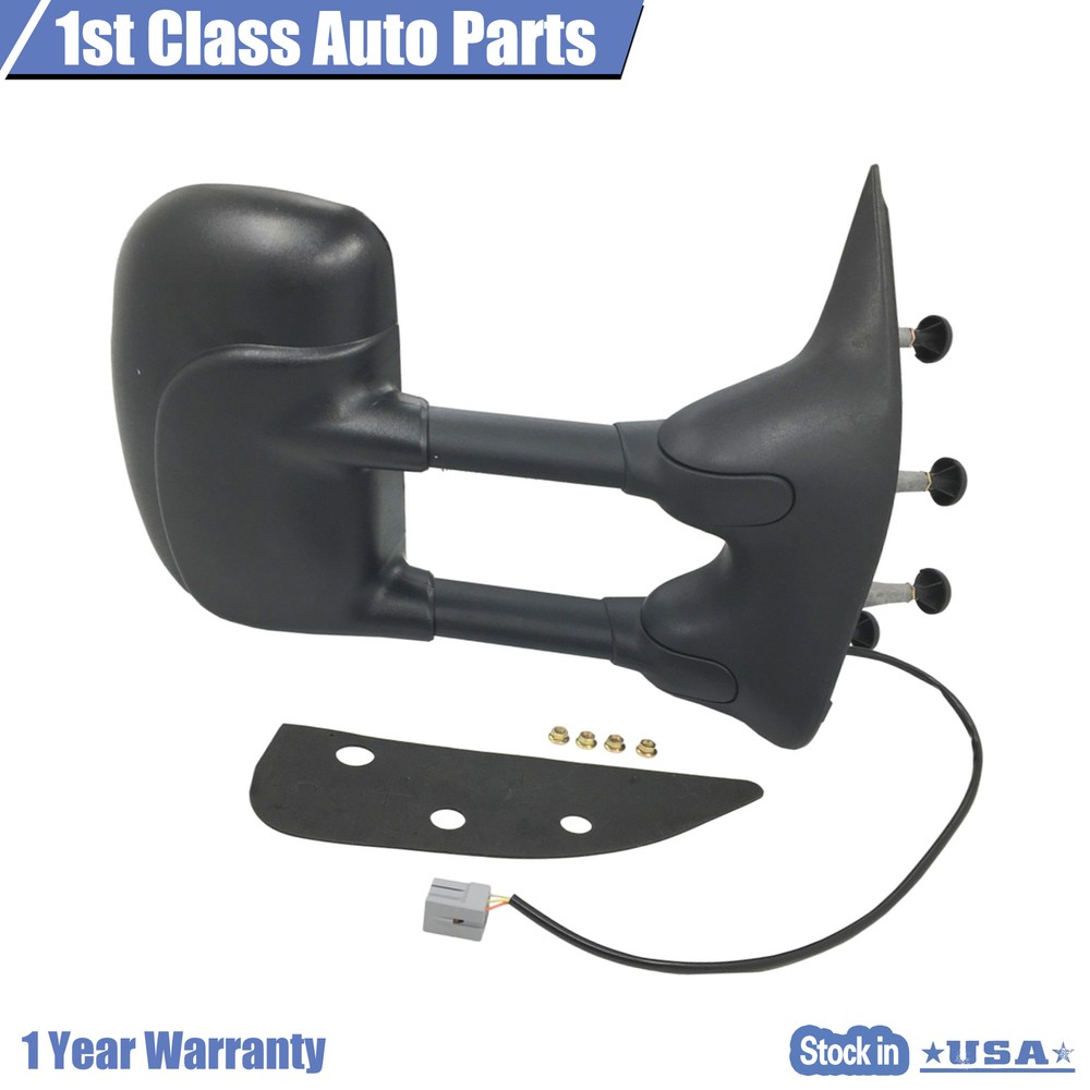 Pair Power Folding Mirrors Fits 09-16 Ford E-350 E-450 Super Duty E-150 Van