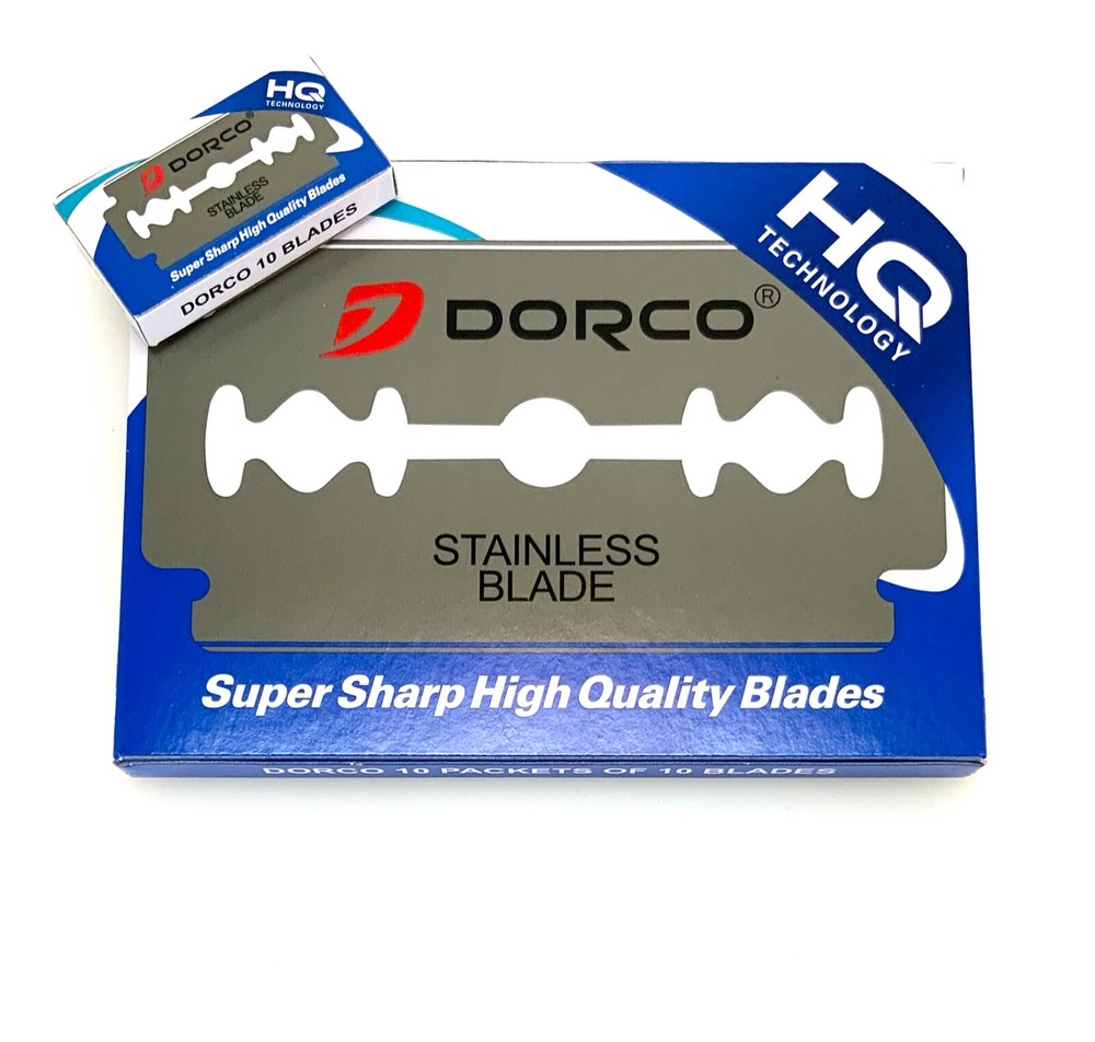 DORCO DOUBLE EDGE RAZOR BLADES 100 PIECES