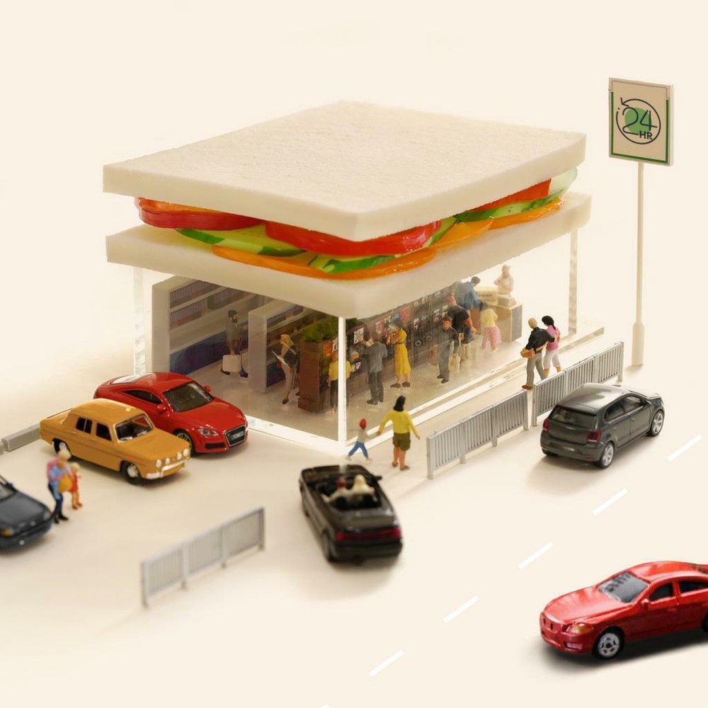 50x Scale Vehicle Car /87 Architecture Scenery