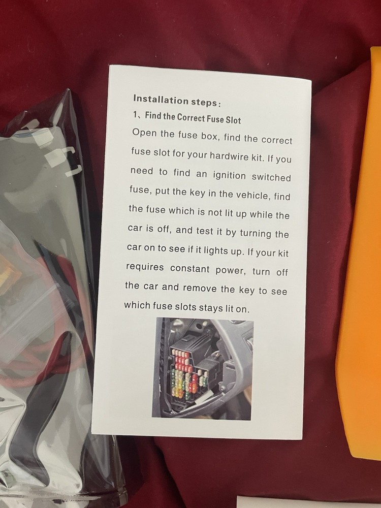 NIB Plozoe Dash Cam Hardware Kit