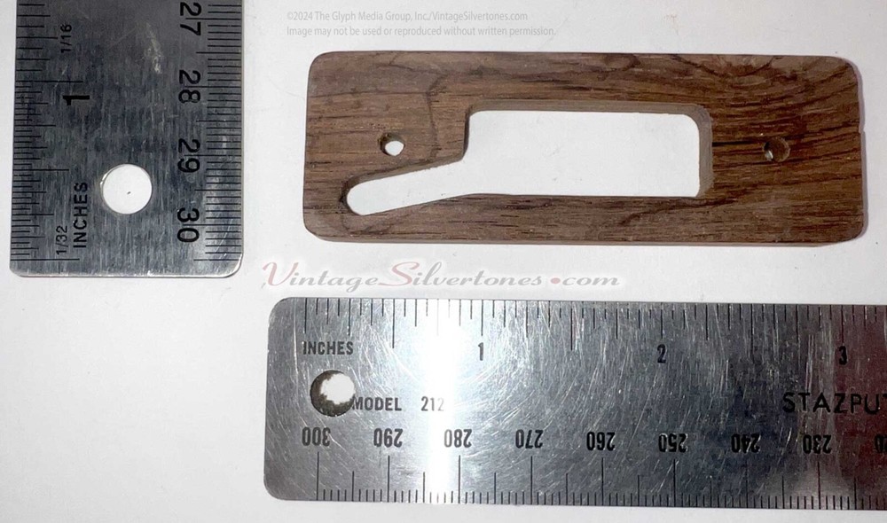 Silvertone 1420 Harmony Stratotone pickup riser