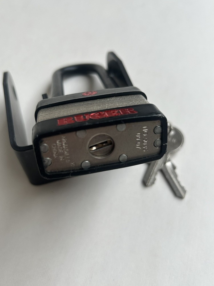 Ruger Firearm Padlock with Hasp & 2 Keys