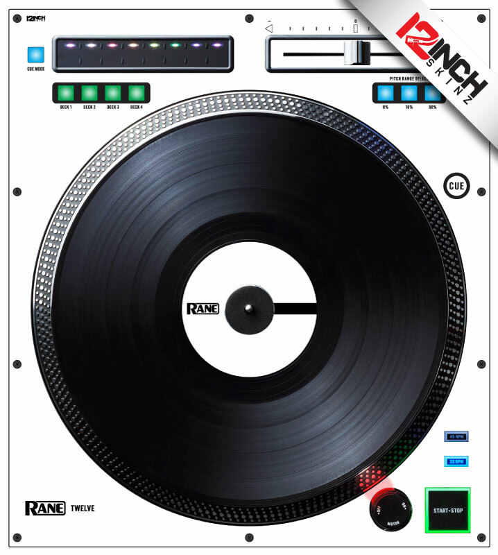 Rane Twelve Skin (SINGLE) white black