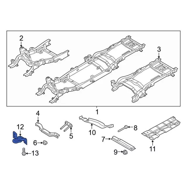 Genuine Ford Tow Hook HC3Z17A954B