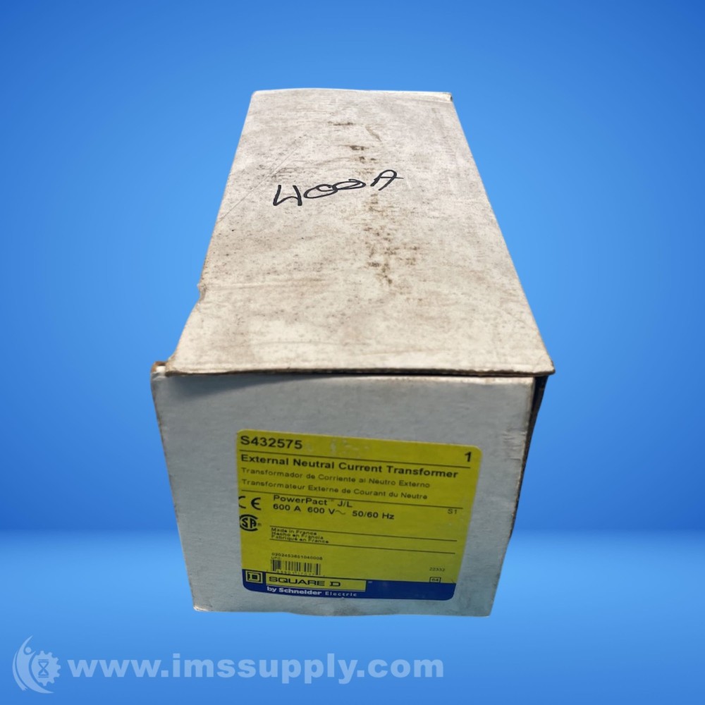 Square D S432575 External Neutral Current Transformer FNOB
