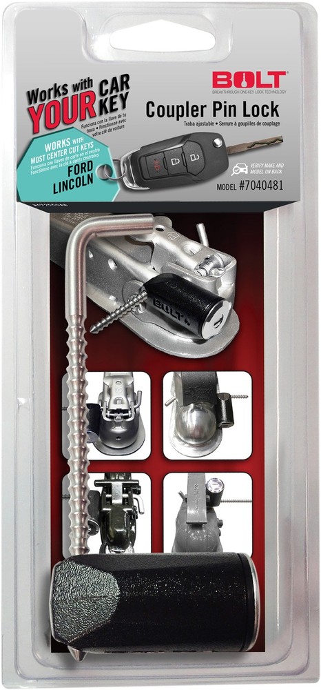 BOLT 7040481 Trailer Hitch Lock
