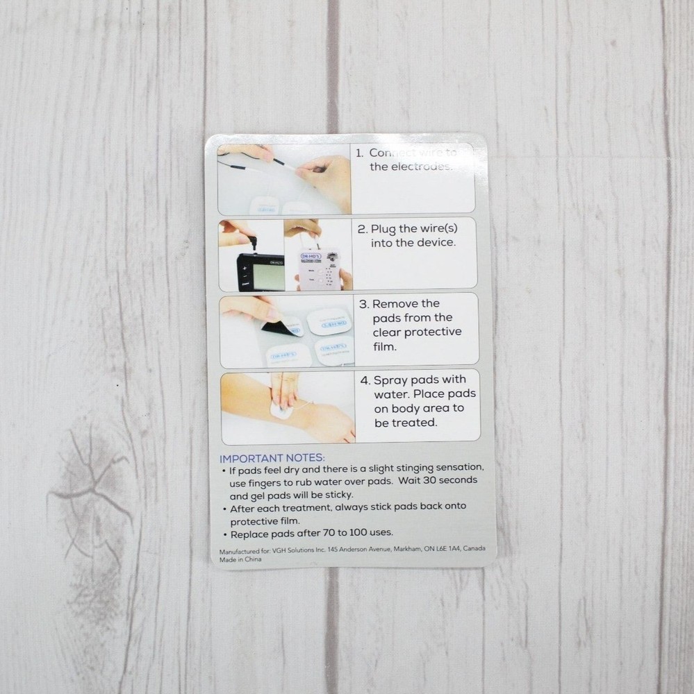Dr. Ho's T.E.N.S Pad Set Replacement for Electrode Machine 4 in 1 Size A