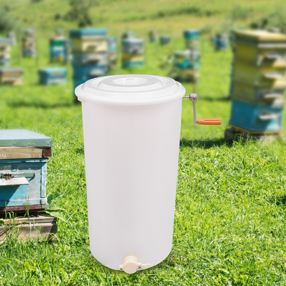 !!! 2 Frame Honey Extractor Manual Use Spinner Beekeeping Equipment Plastic