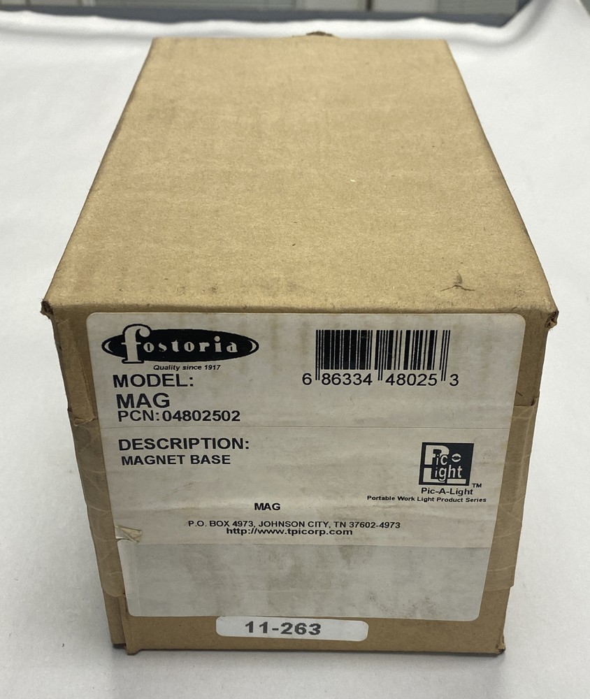 Fostoria,04802502,Magnetic Base NEW