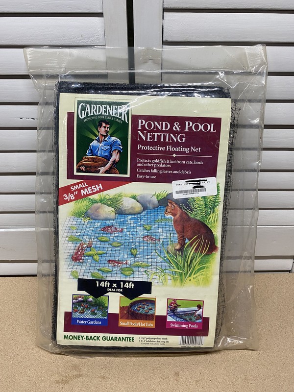 Pond And Pool Netting 14 Ft X 14 Ft NEW
