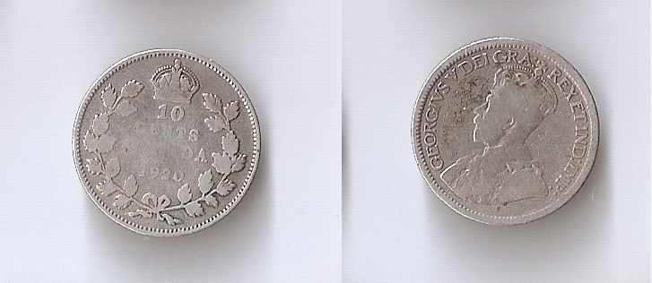 Canada 10 cents  1920