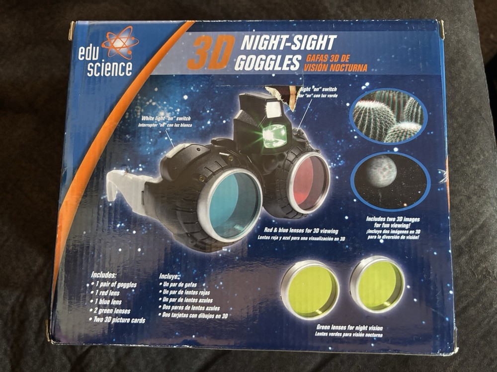 3D Night Sight Goggles New in Box Edu Science 2011