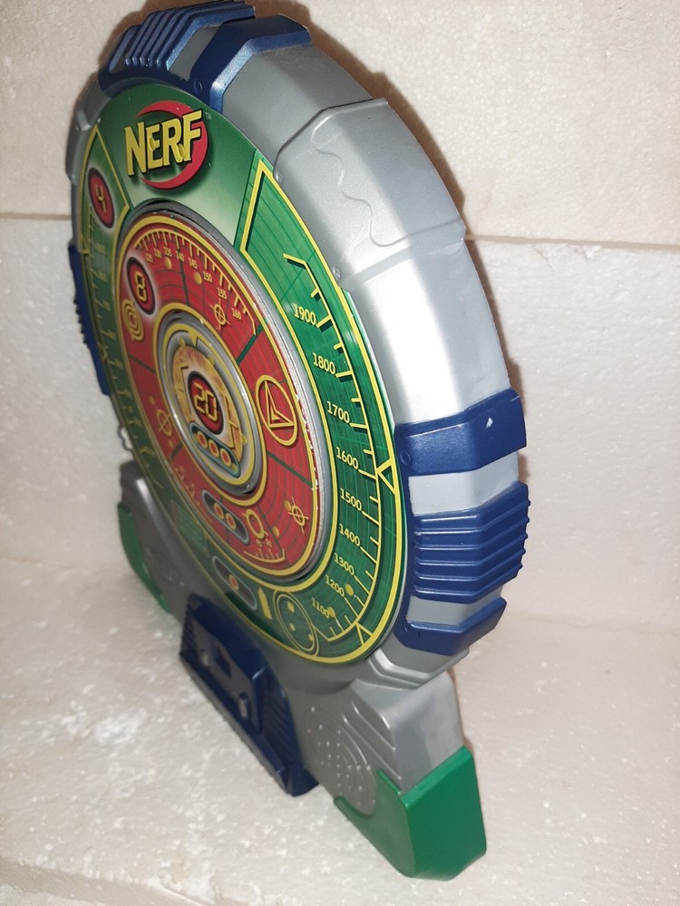 Nerf N-Strike Green Tech Electronic Target & (2) Nerf Tech Target Eliminators