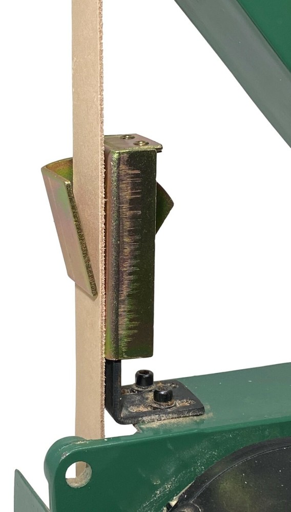 Knife Sharpening Angle Guide and 1" x 30" Leather Honing Belt with Compound