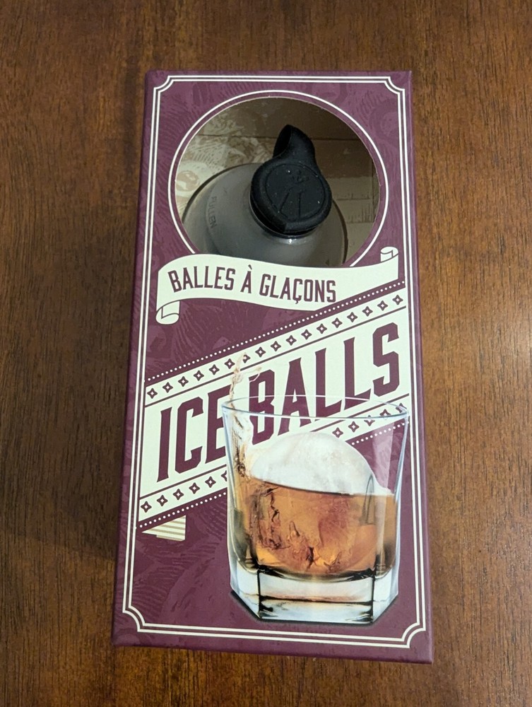 Prep Tools Cocktail Mixology Set Bartender 4 Ice Balls Molds NEW Sphere Ice
