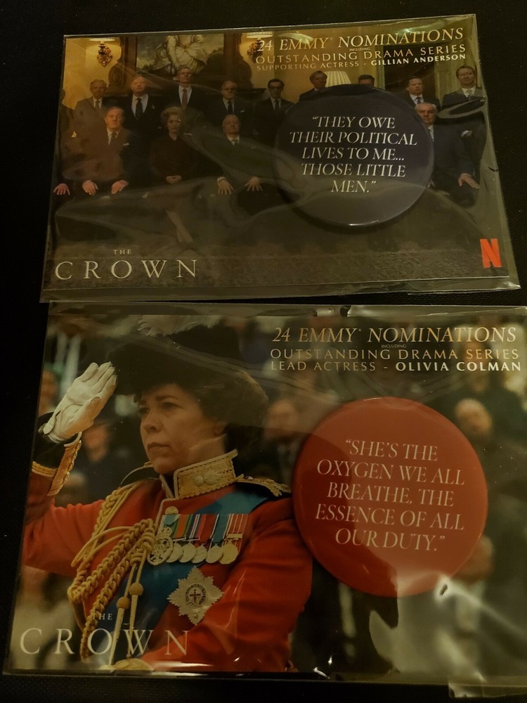 The Crown FYC collectible buttons 