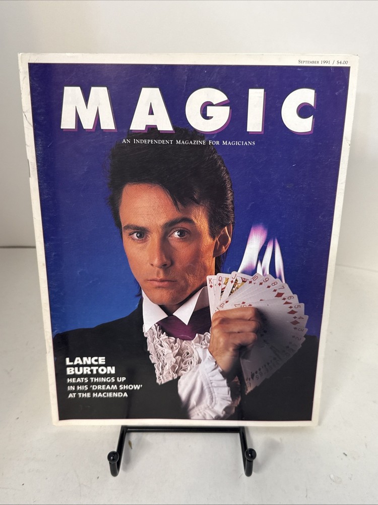 Lance Burton Magic Magazine Issue Sept 1991