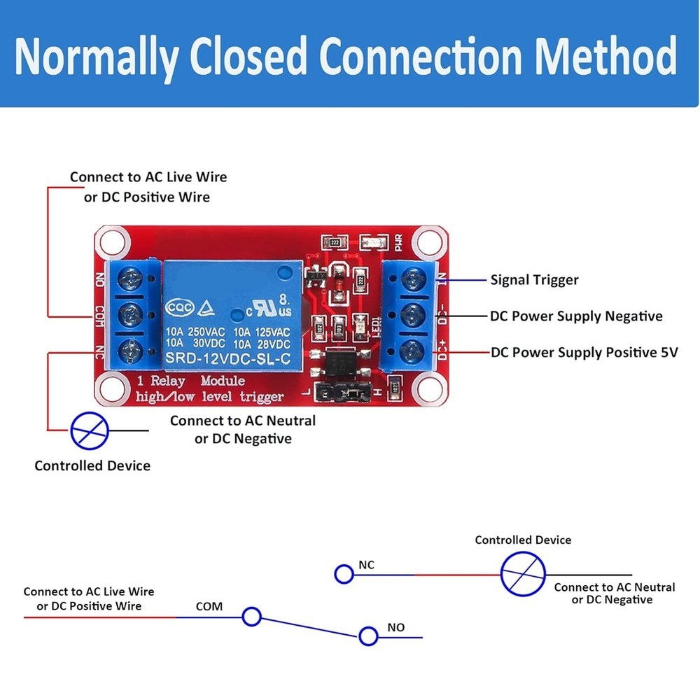 10pcs Relay Module, DC 12V Relay Board, 1 Channel with Optocoupler Isolate7868