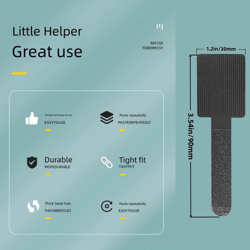 Hook & Loop Cable Ties 100PCS Self Adhesive