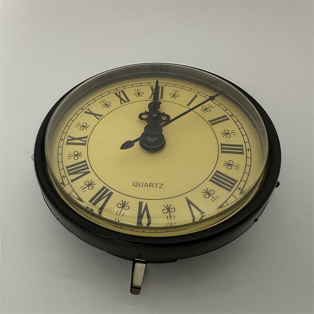Replacement Quartz Clock Insert 80MM with Silent Movement and Roman Numerals