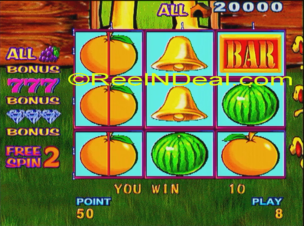 Amcoe Fruit Bonus 2006 Special Edition Cherry Master 8-Liner Machine