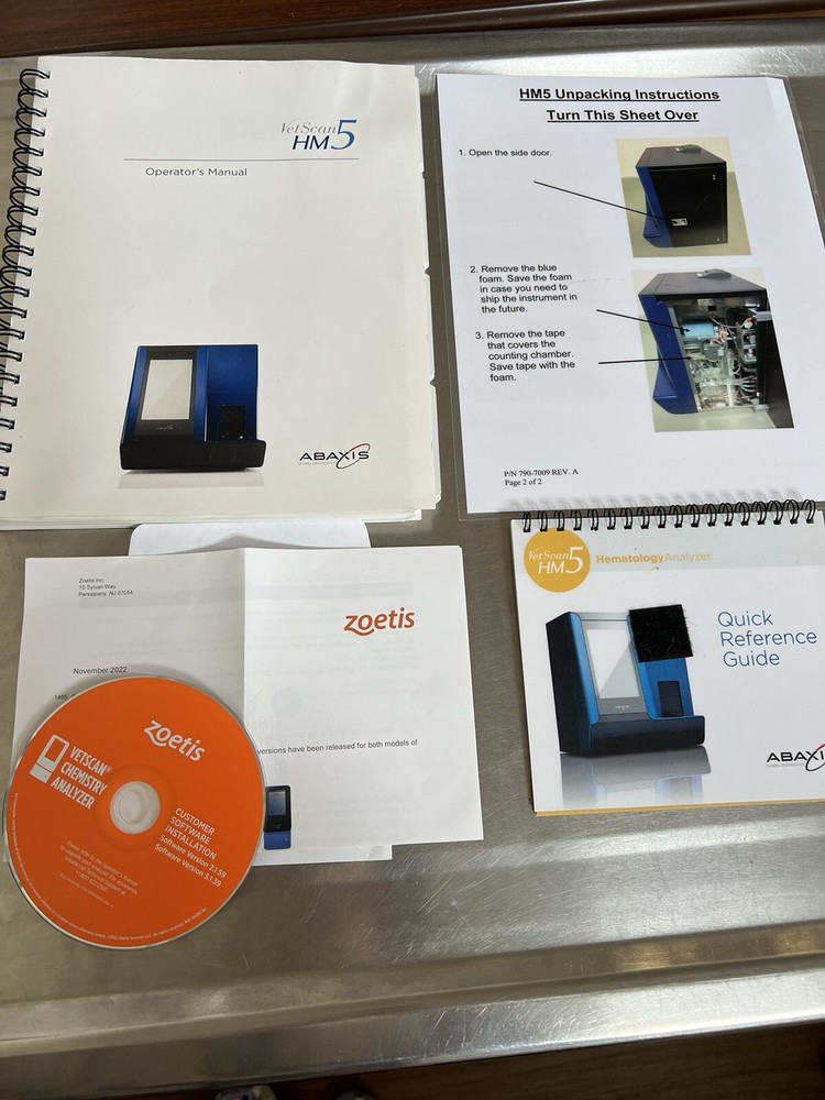 Abaxis Vetscan Vs2 And Abaxis HM5