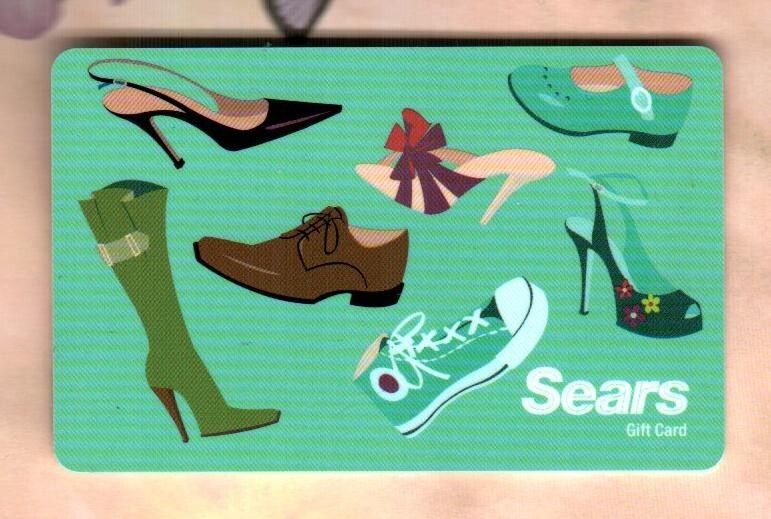 SEARS Assorted Shoes ( 2007 ) Gift Card ( $0 )