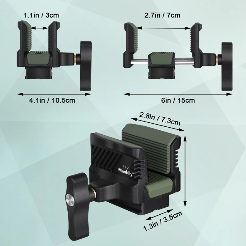 Manbily Shooting Saddle Mount, U-7 (Green) Shooting Saddle Mount