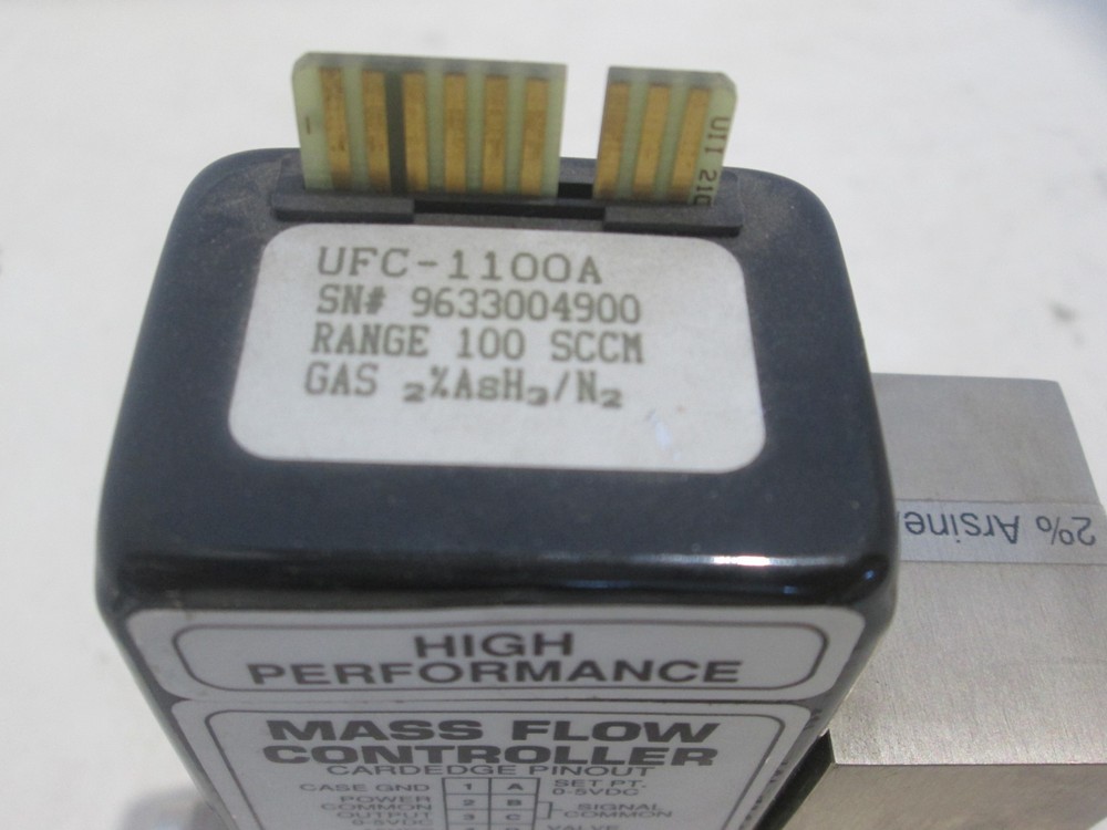 Unit, UFC-1100A, Mass Flow Controller, 100 SCCM, 2%ASH3/N2, Used