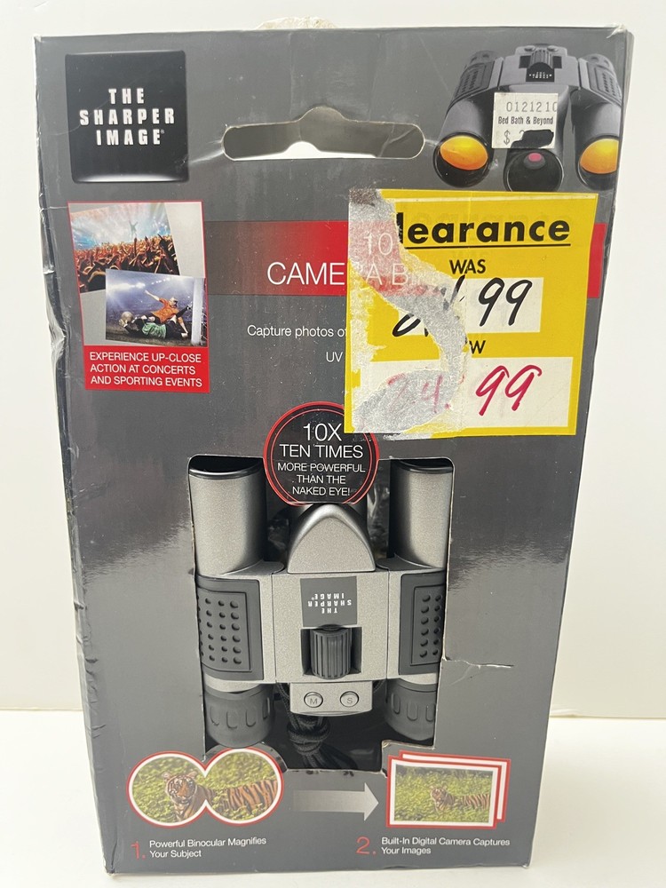 Untested Sharper Image 10X25 Camera Binoculars