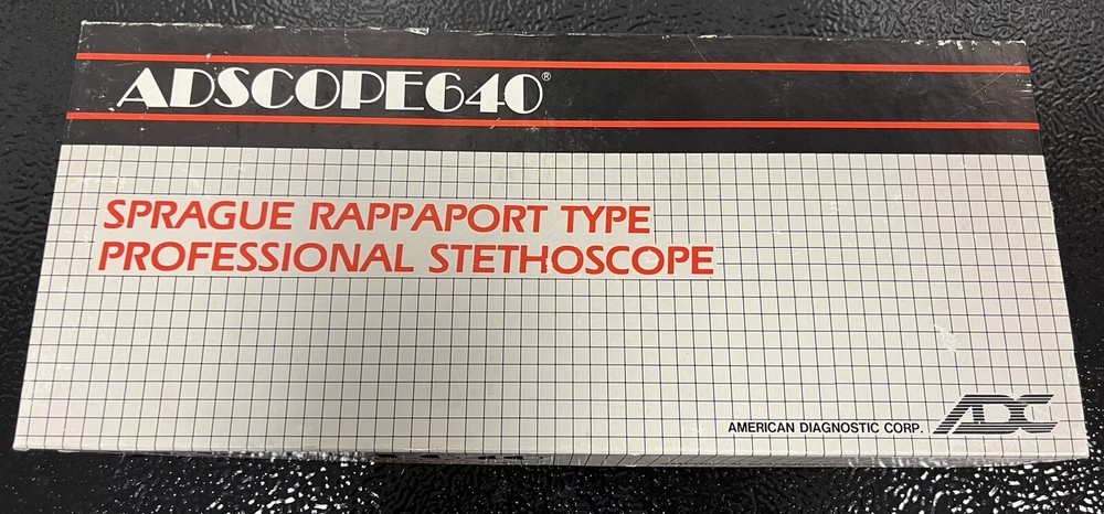 Adscope640 Sprague Rappaport Type Pro. Stethoscope A10