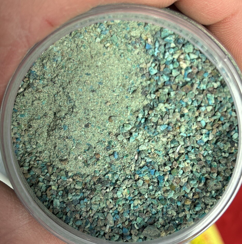 Chrysocolla Crystal SAND 6 OZ (180 gm)