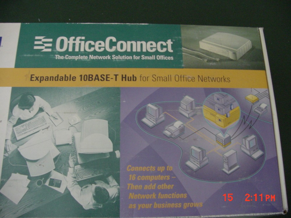 3 COM EXPANDABLE 10 BASE T HUB